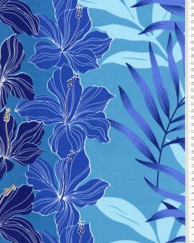 Polynesian fabric MANAVA Blue - Tissushop